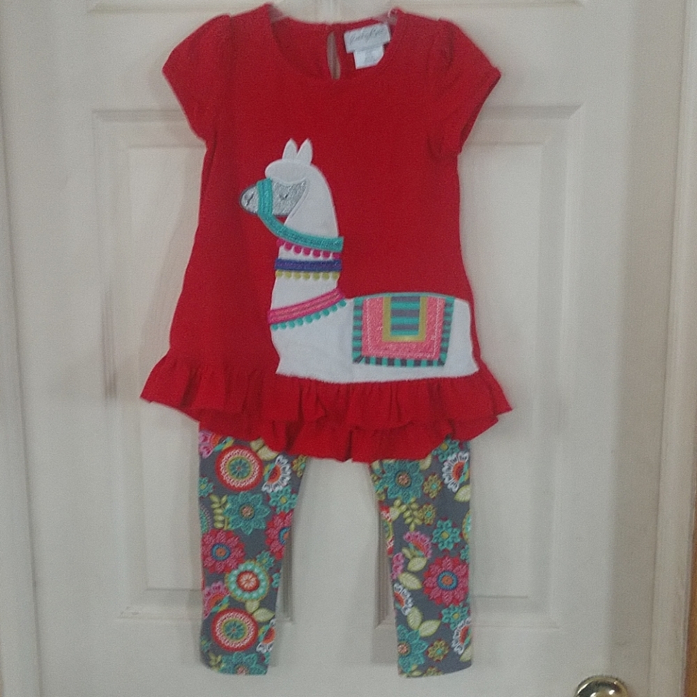 Girls lama two piece